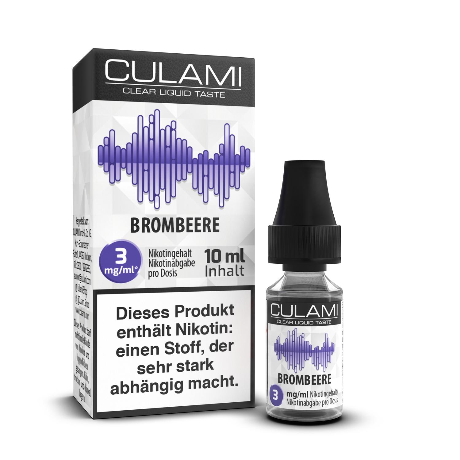 10ml Culami E-Liquid Brombeere 3mg