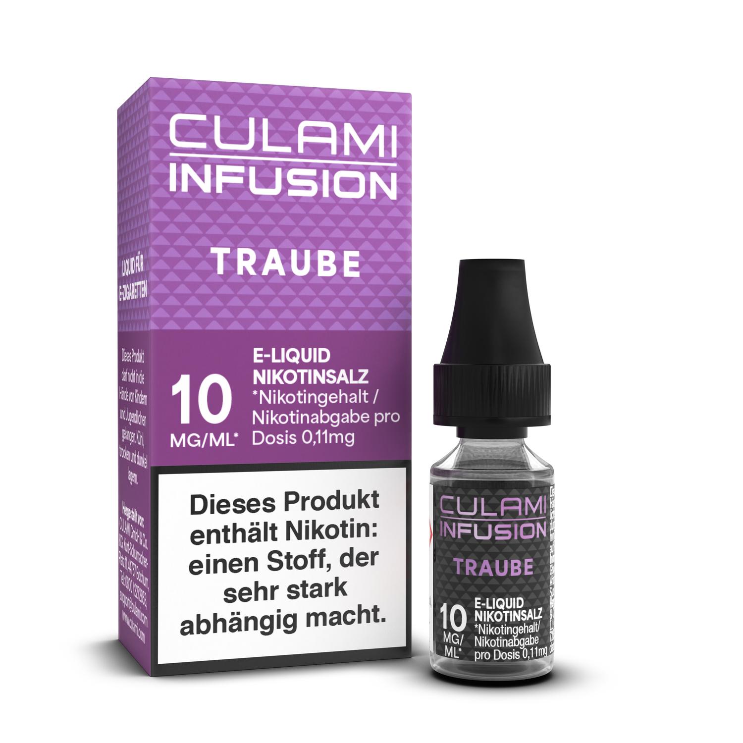 10ml Culami Infusion E-Liquid Traube 10mg Nikotinsalz