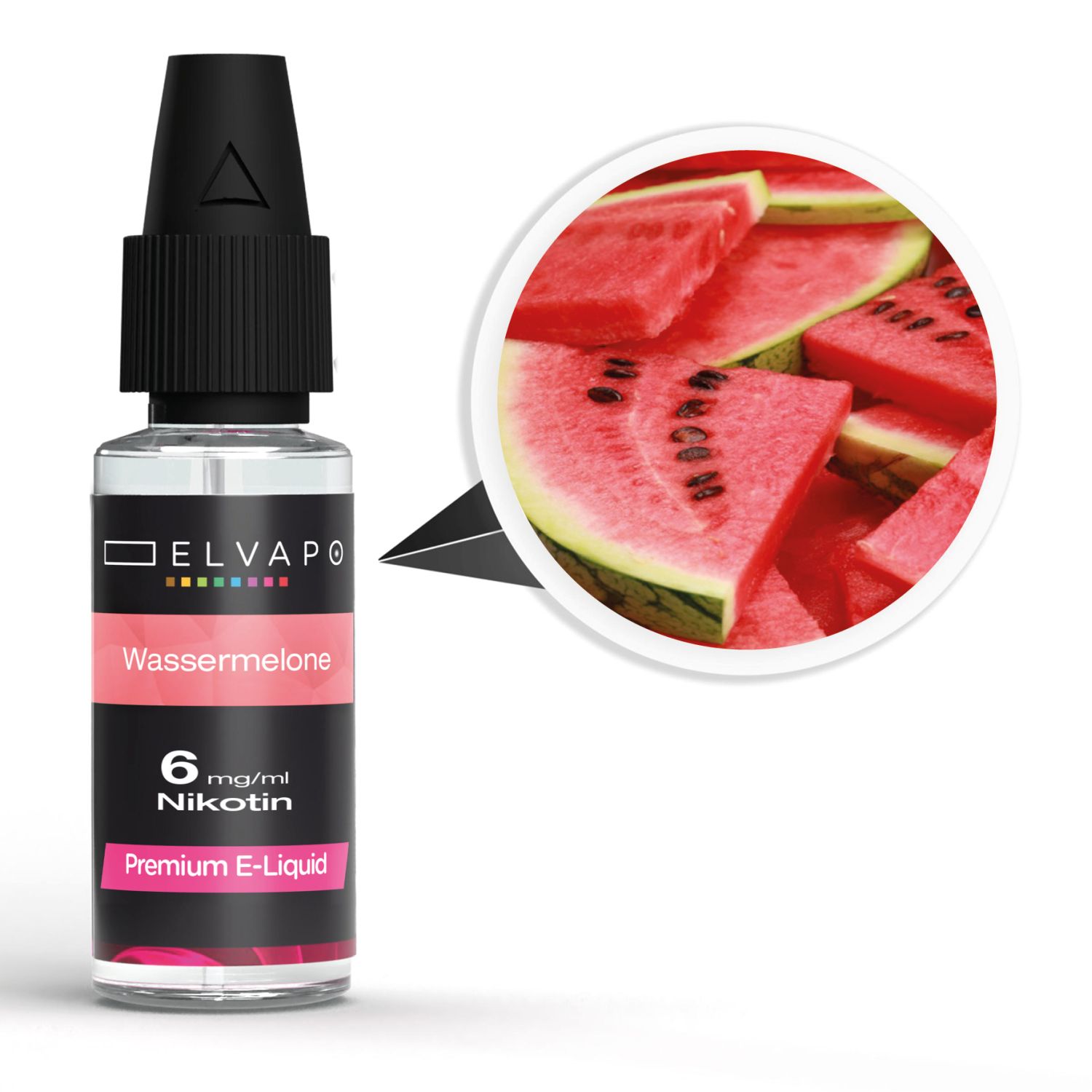 Elvapo Premium E-Liquid - Wassermelone 6mg