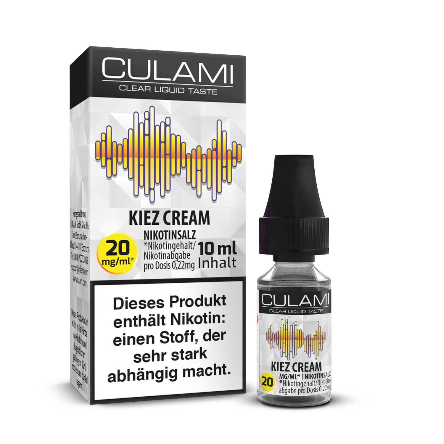 10ml Culami E-Liquid Kiez Cream 20mg Nikotinsalz