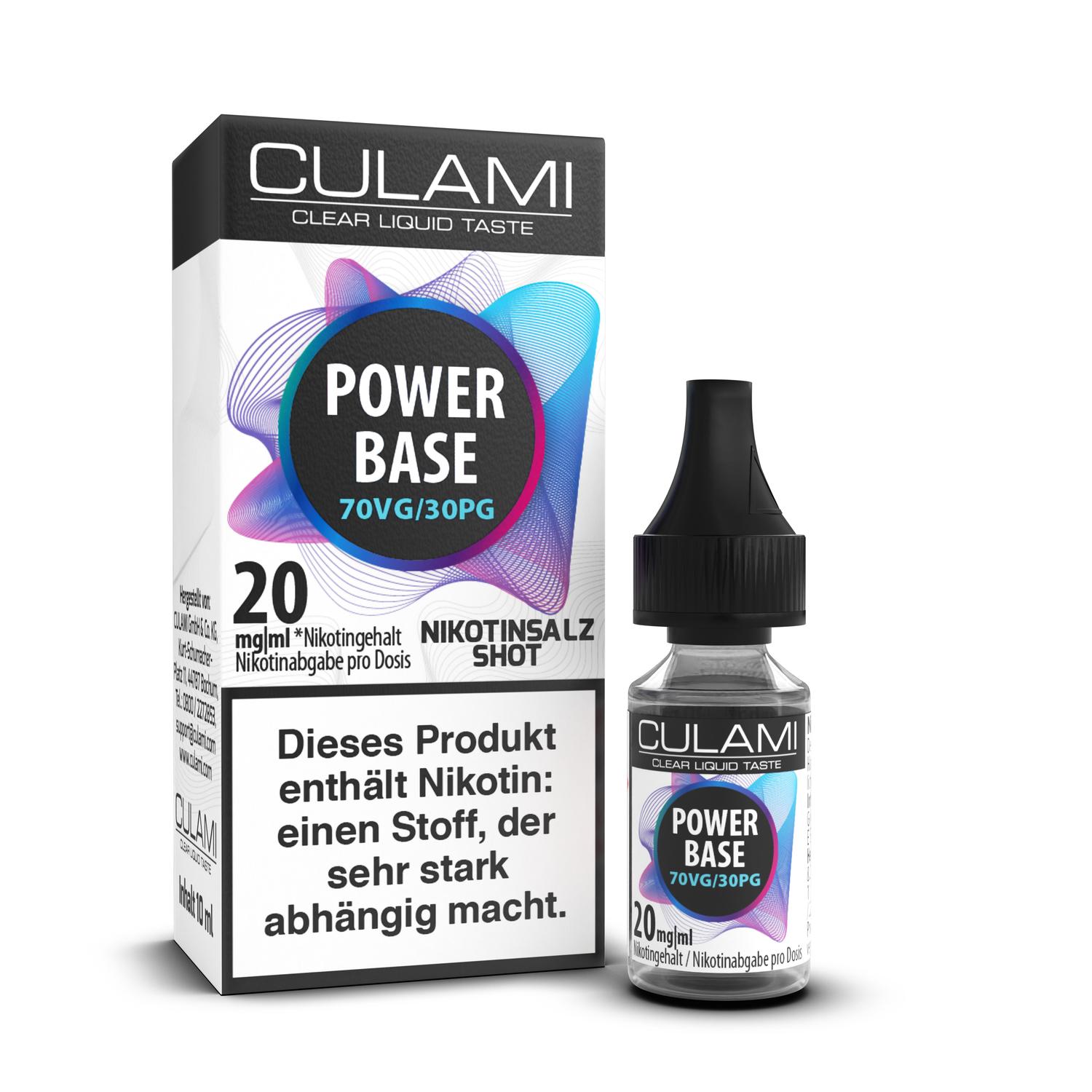 10ml Culami Nikotinsalzshot 20mg - 30PG/70VG