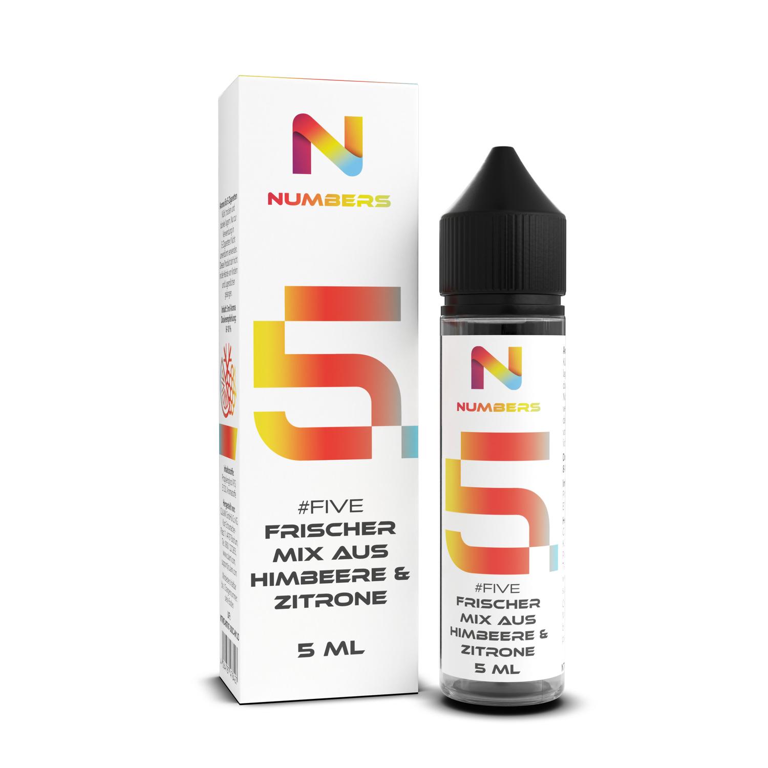 5ml Numbers Aroma 5 (Longfill in 60ml Chubby Flasche)