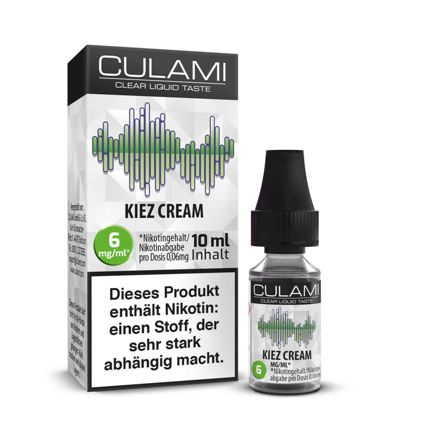 10ml Culami E-Liquid Kiez Cream 6mg