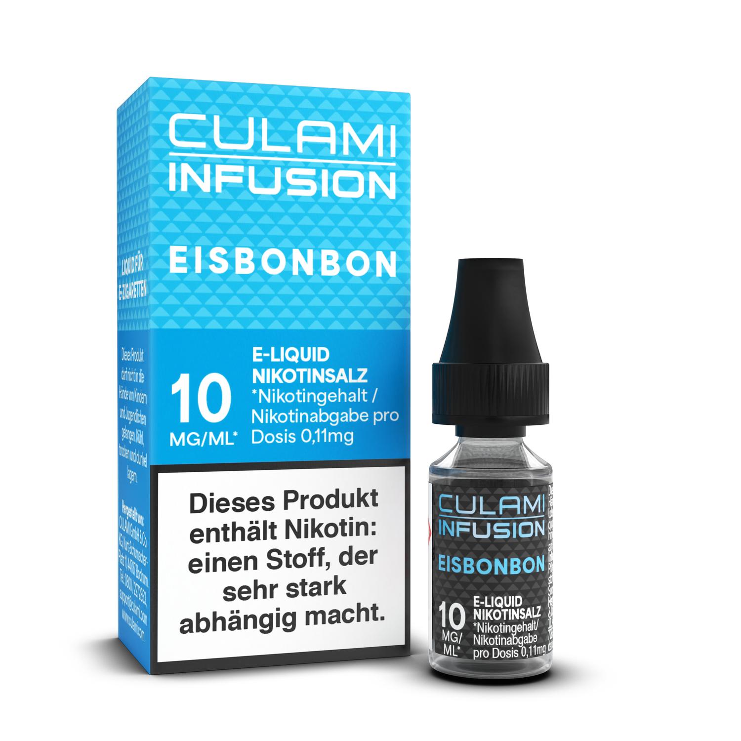 10ml Culami Infusion E-Liquid Eisbonbon 10mg Nikotinsalz