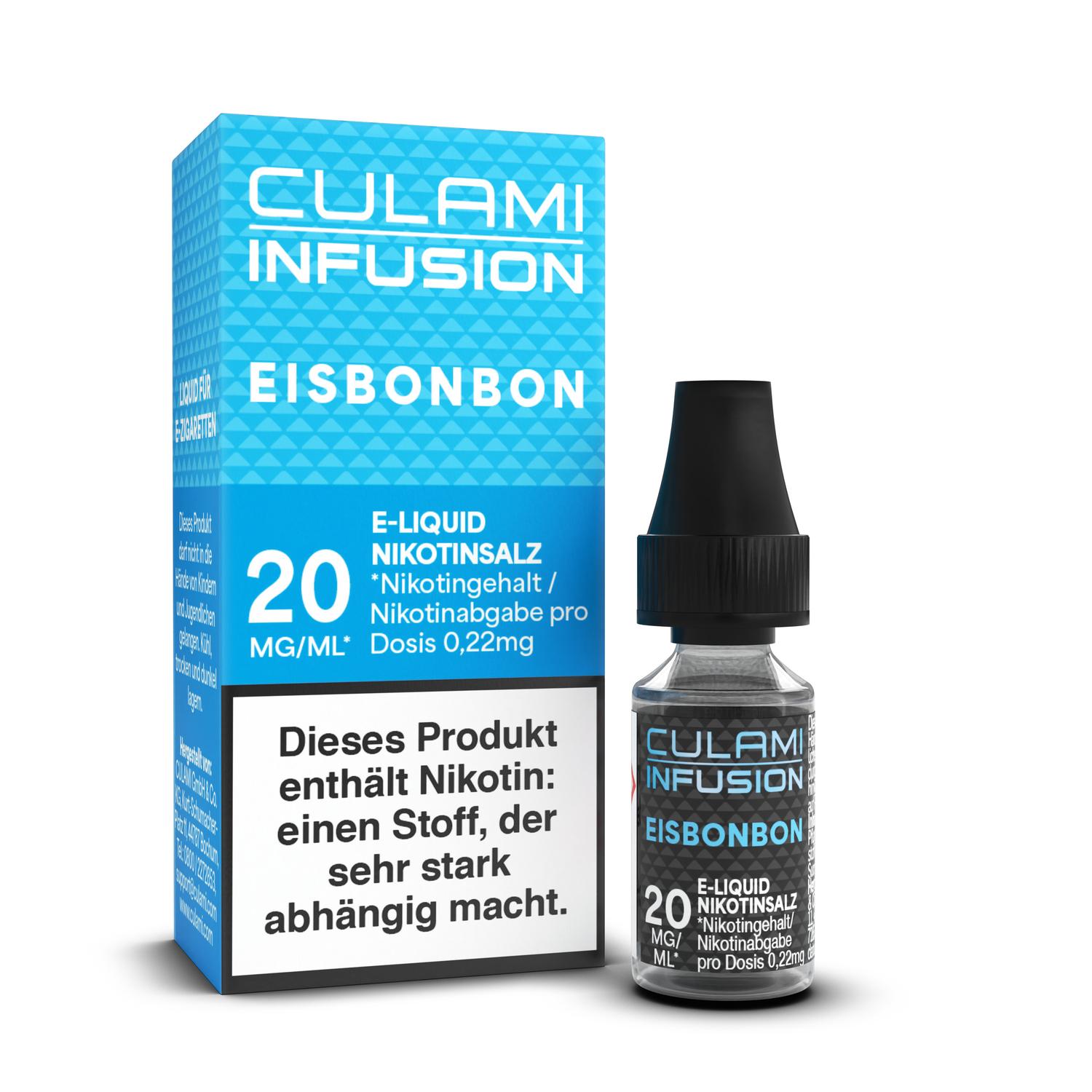 10ml Culami Infusion E-Liquid Eisbonbon 20mg Nikotinsalz