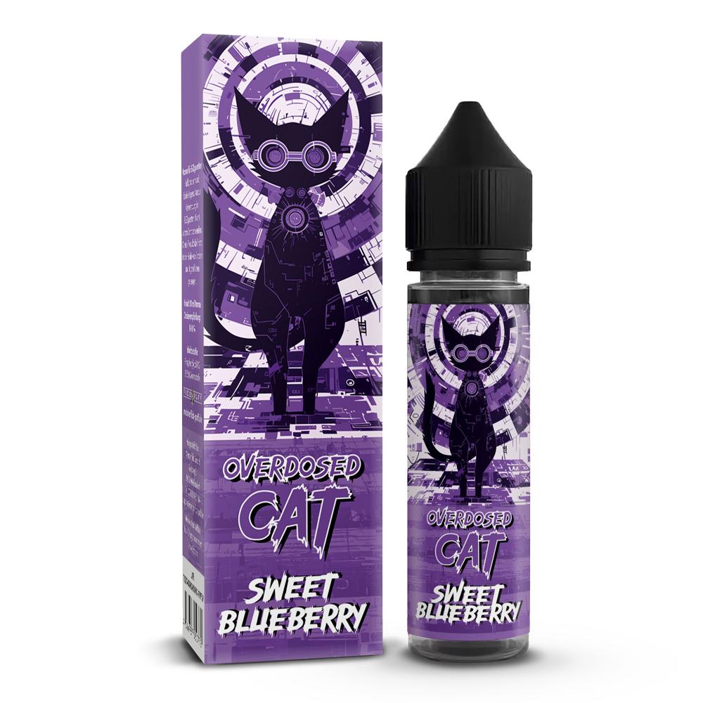 10ml Overdosed Cat Aroma - Sweet Blueberry (Longfill in 60ml Chubby Flasche)