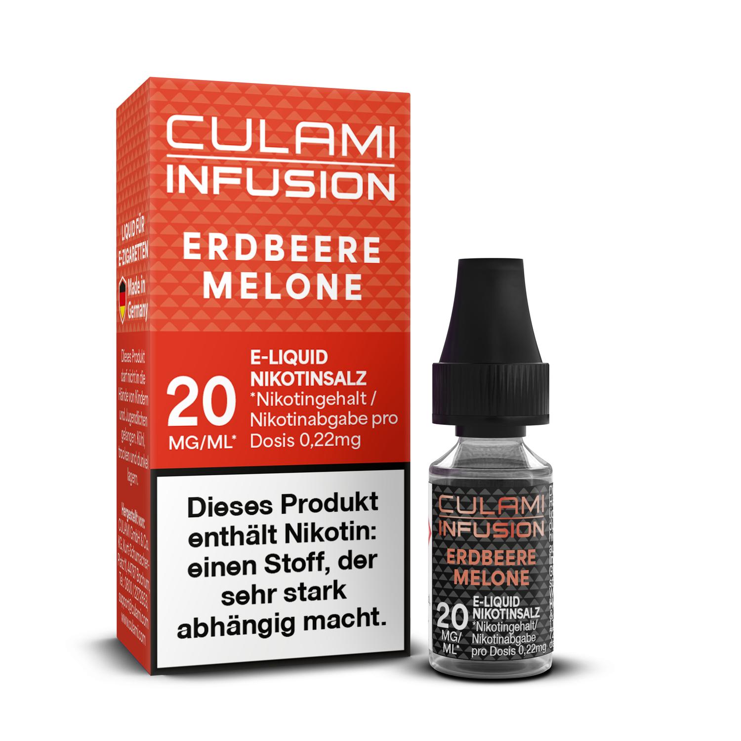 10ml Culami Infusion E-Liquid Erdbeere Melone 20mg Nikotinsalz