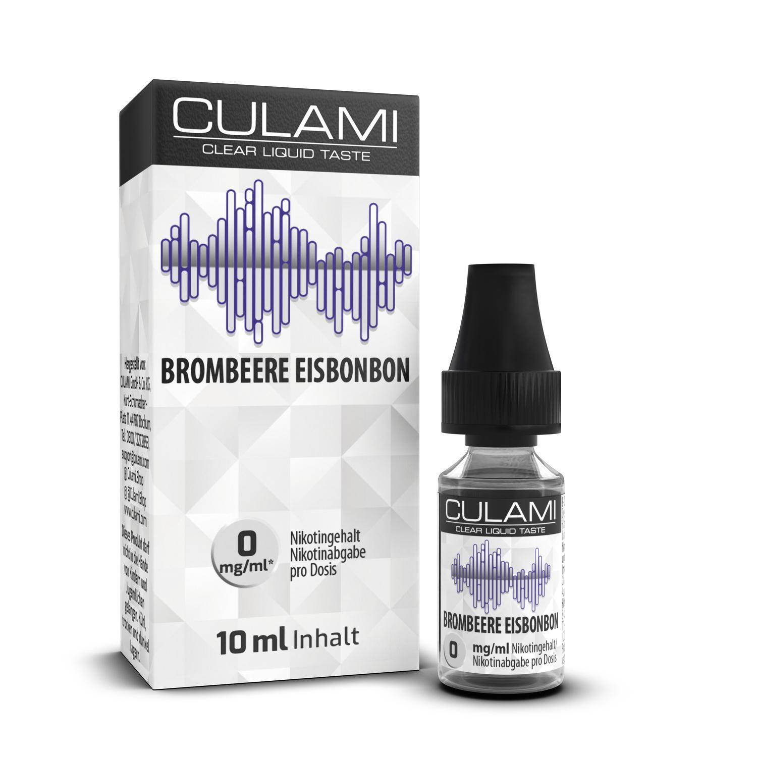 10ml Culami E-Liquid Brombeere Eisbonbon 0mg