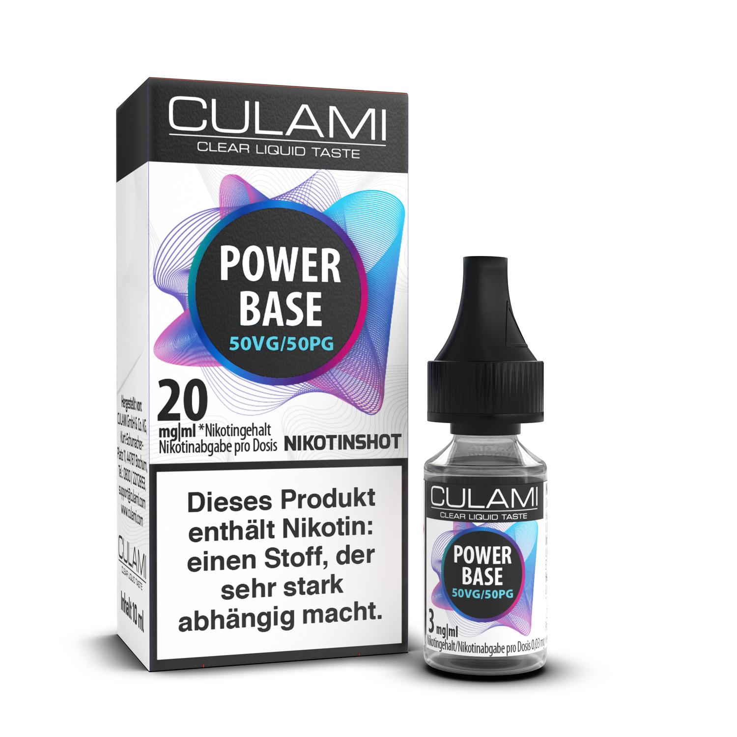 10ml Culami Nikotinshot 20 mg - 50PG/50VG