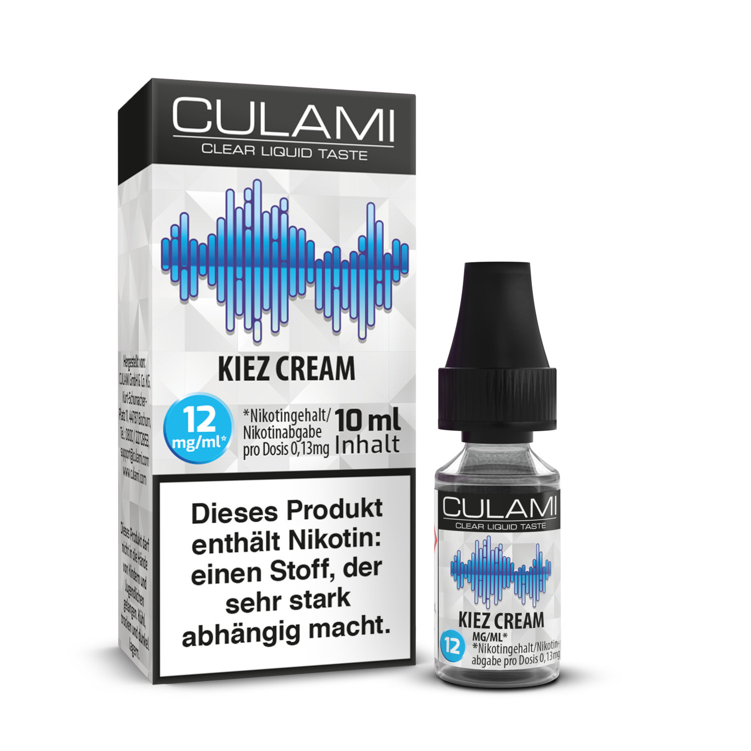 10ml Culami E-Liquid Kiez Cream 12mg