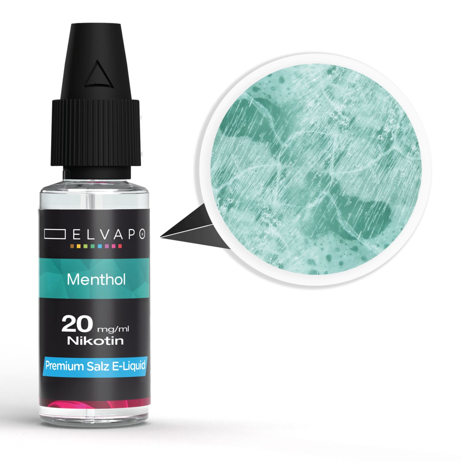 Elvapo Premium Nikotinsalz E-Liquid - Menthol 20mg